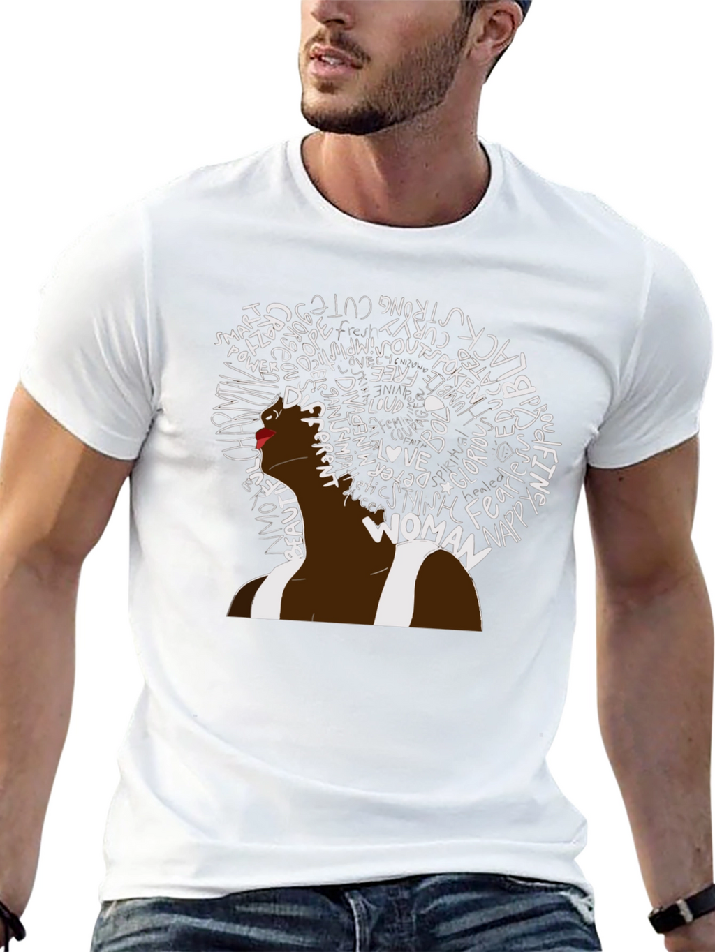 Empowered Woman Black Tee