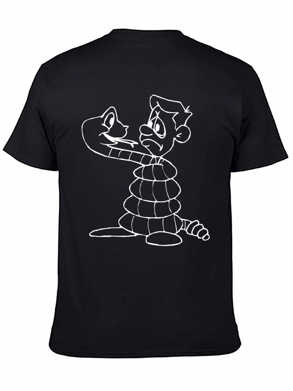 Cartoon Snake T-Shirt Funny Graphic Tee