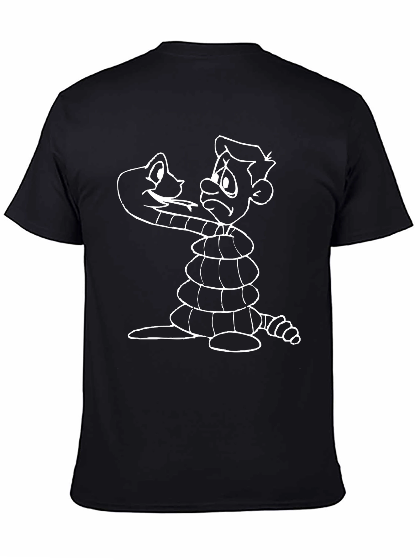 Cartoon Snake T-Shirt Funny Graphic Tee