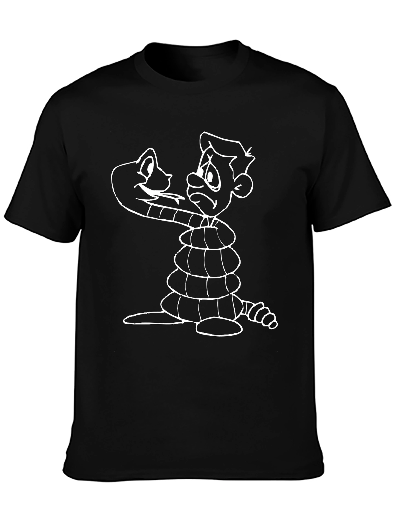 Cartoon Snake T-Shirt Funny Graphic Tee