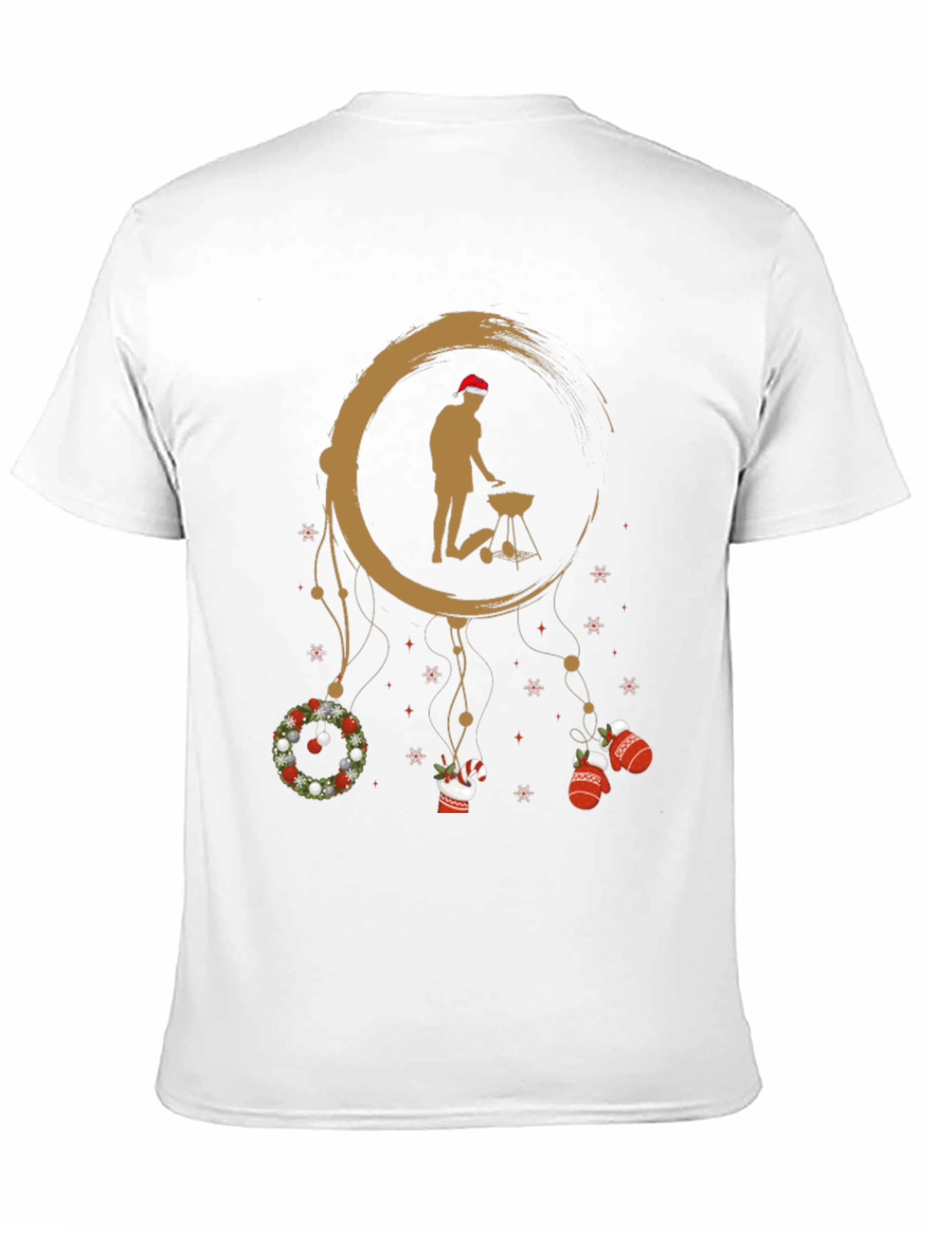 Holiday BBQ T-Shirt - Grill Master Dreamcatcher
