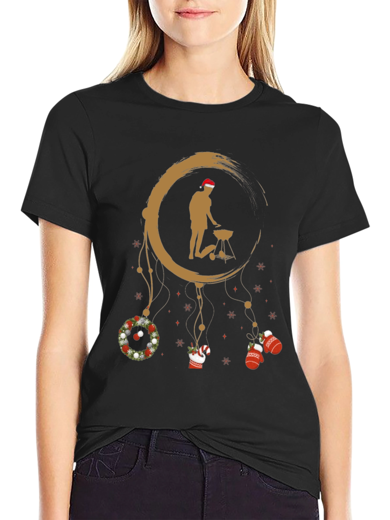 Holiday BBQ T-Shirt - Grill Master Dreamcatcher
