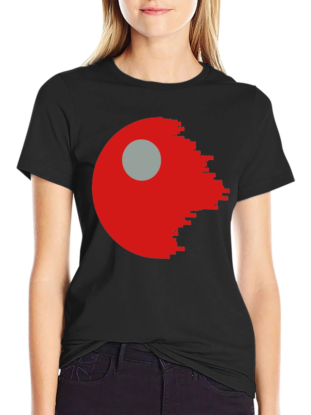 Lego Death Star Graphic T-Shirt - Mens Black Tee