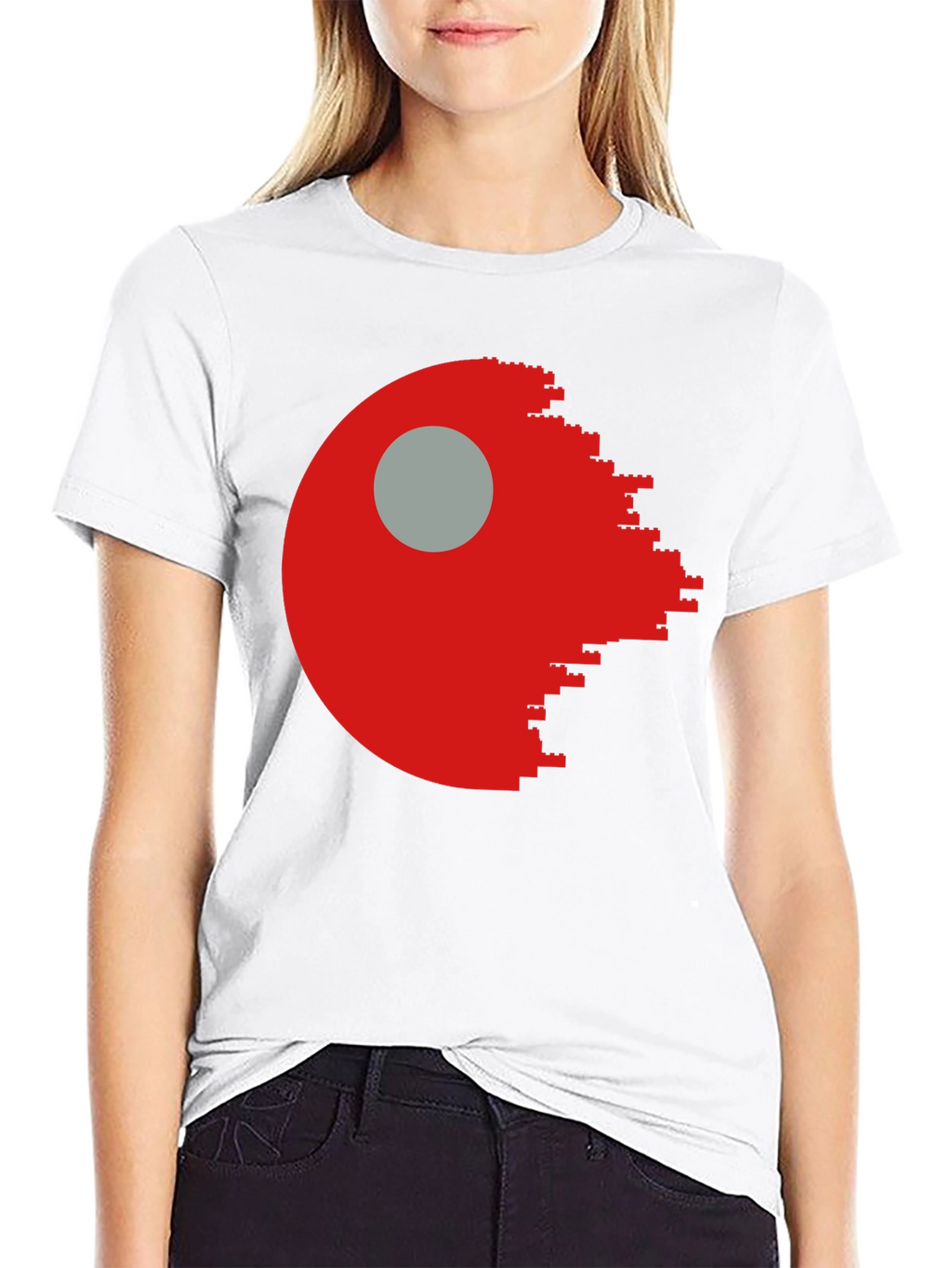 Lego Death Star Graphic T-Shirt - Mens Black Tee