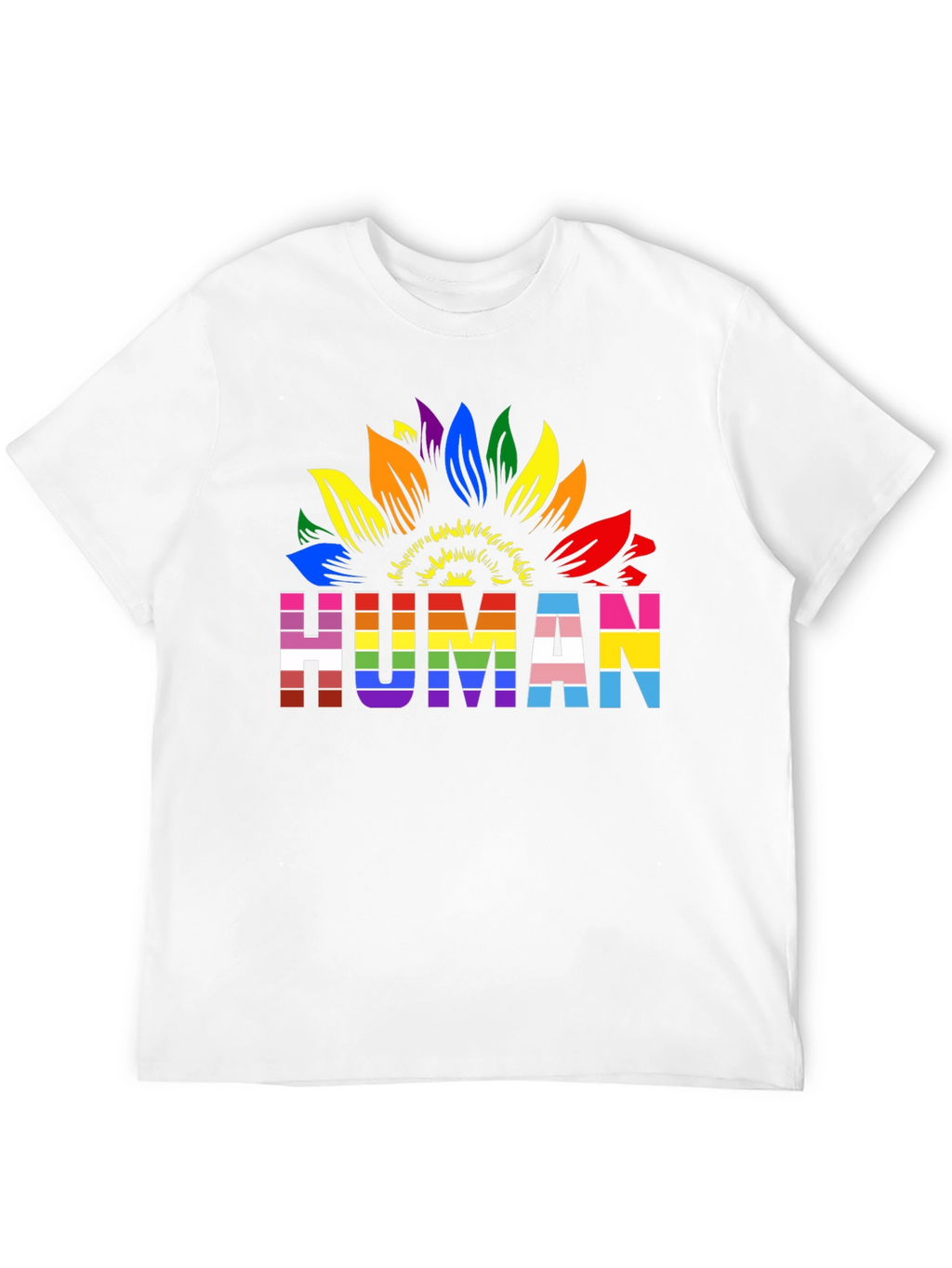 Pride Sunflower Human T-Shirt