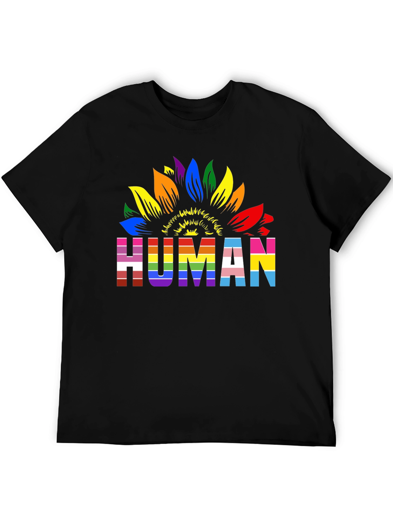 Pride Sunflower Human T-Shirt