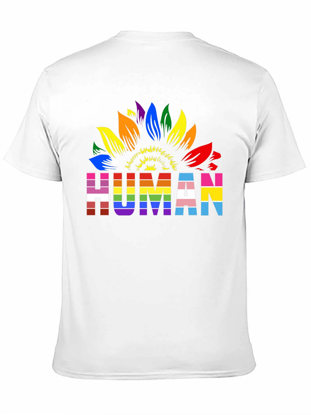 Pride Sunflower Human T-Shirt