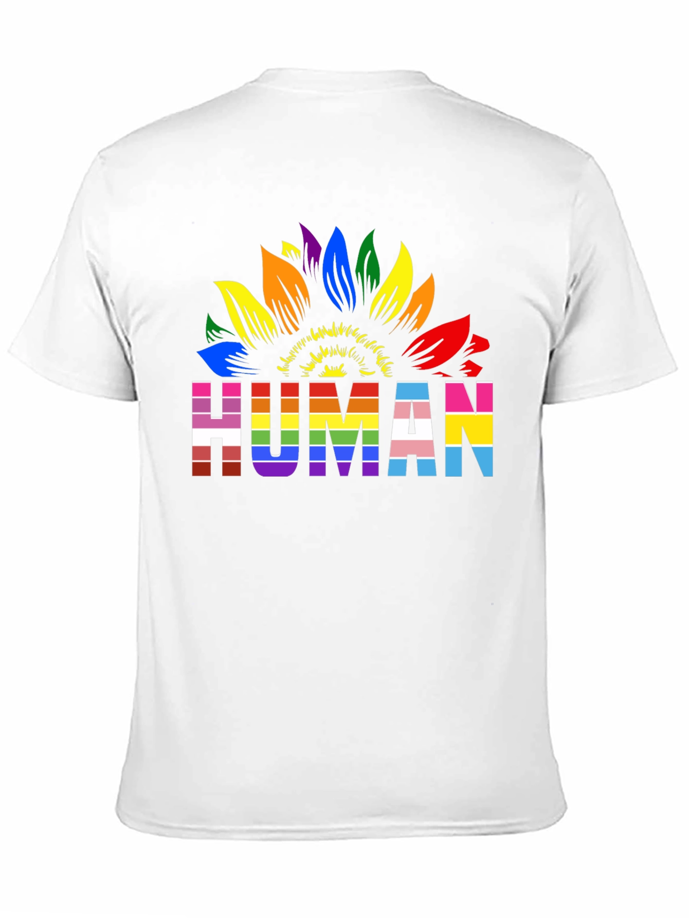 Pride Sunflower Human T-Shirt
