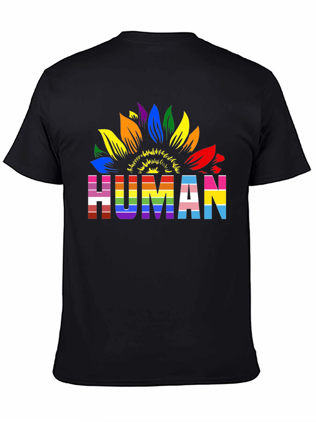 Pride Sunflower Human T-Shirt