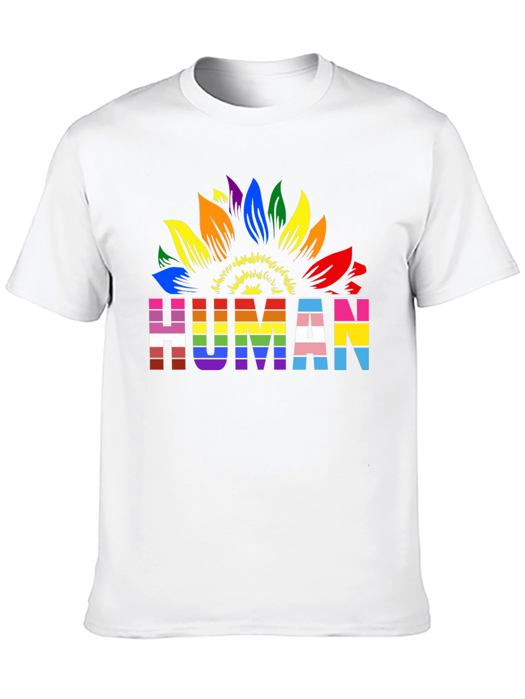 Pride Sunflower Human T-Shirt