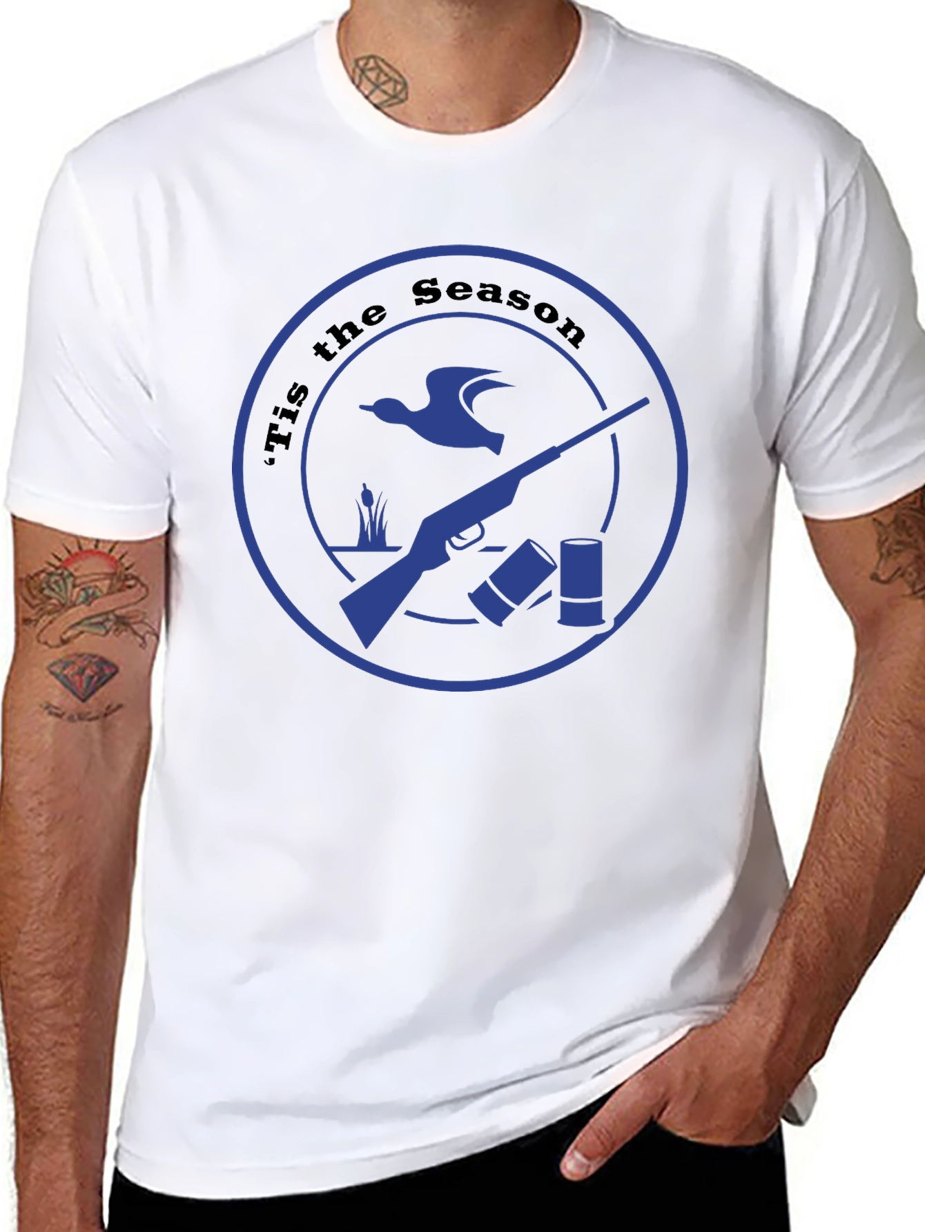 Tis the Season Hunting T-Shirt - Black