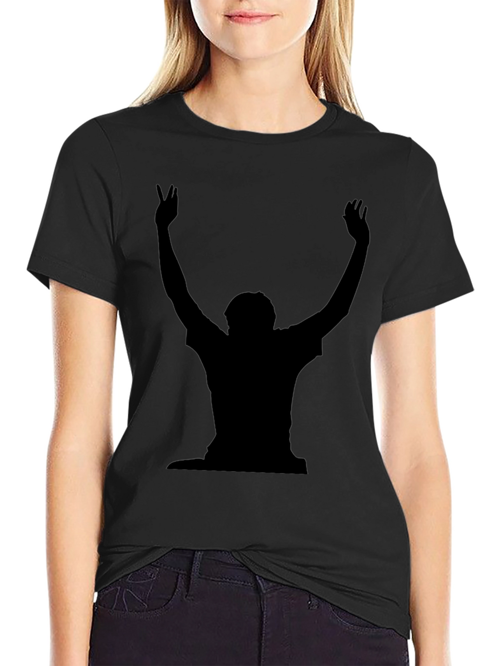 Silhouette Victory Pose T-Shirt