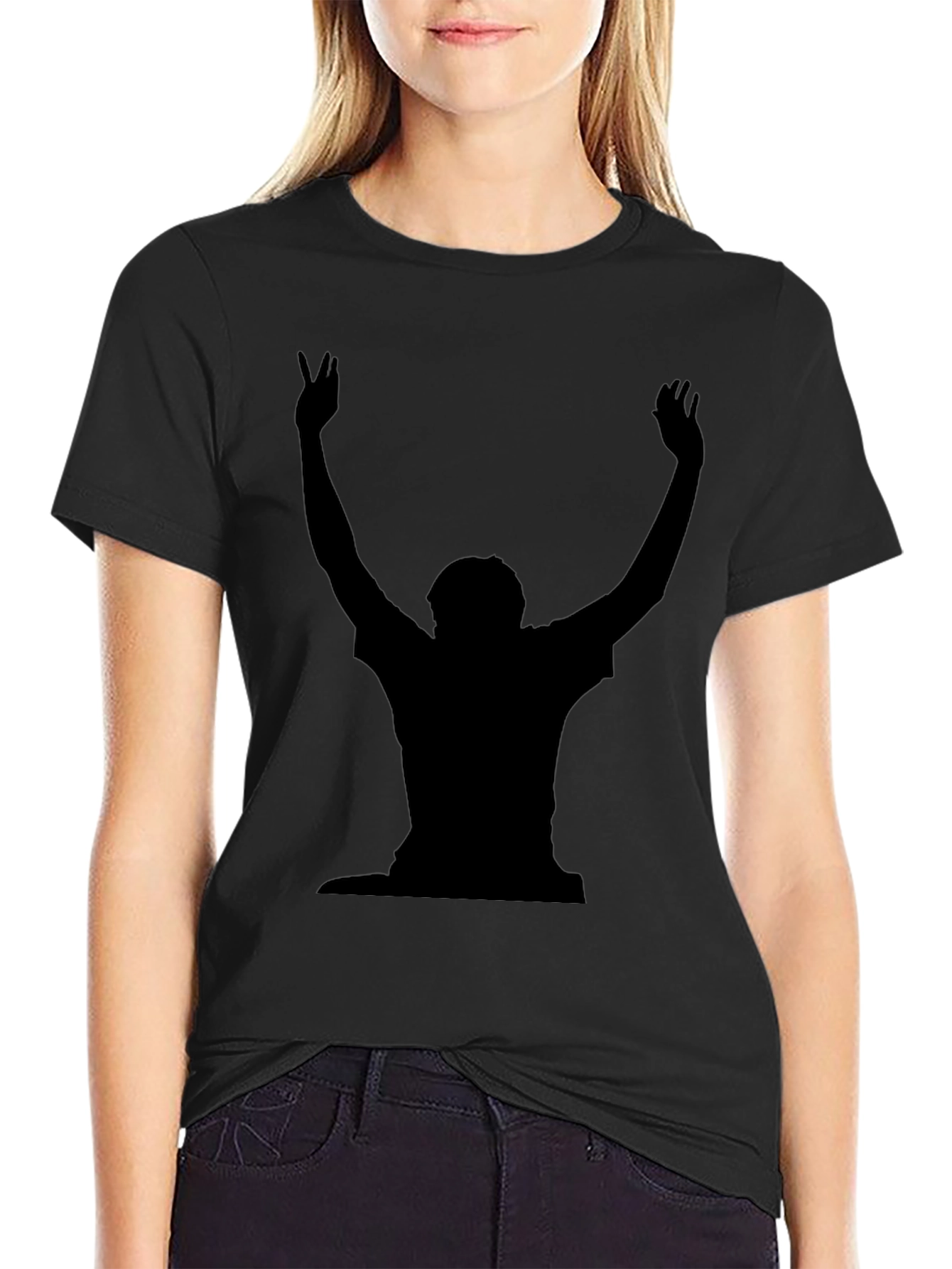 Silhouette Victory Pose T-Shirt