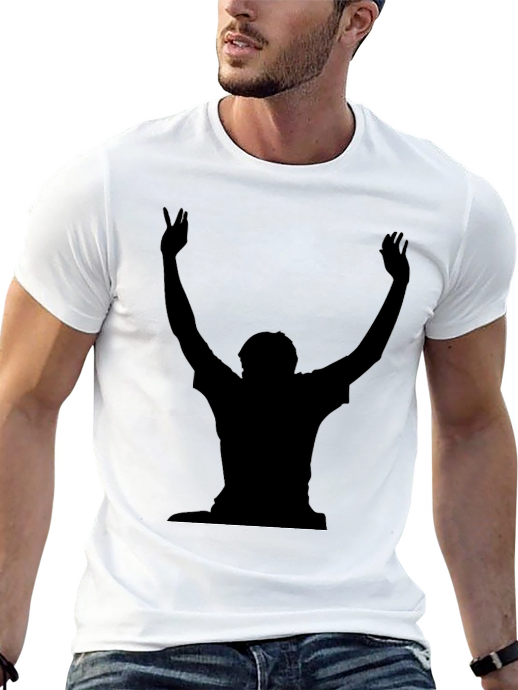 Silhouette Victory Pose T-Shirt