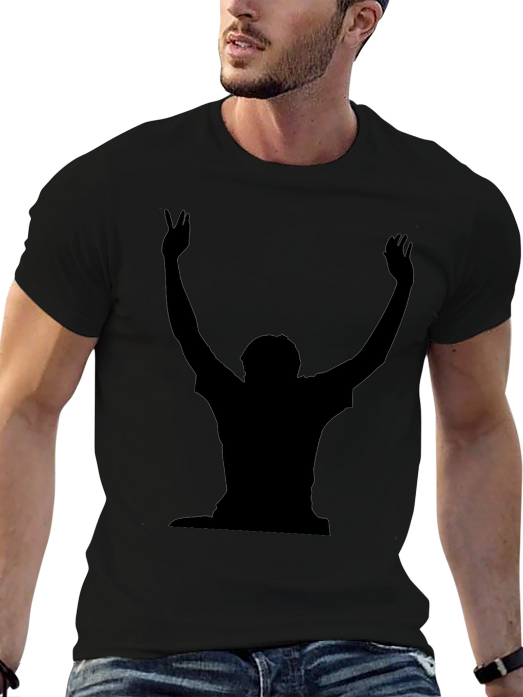 Silhouette Victory Pose T-Shirt