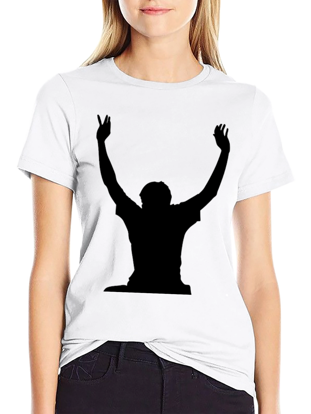 Silhouette Victory Pose T-Shirt