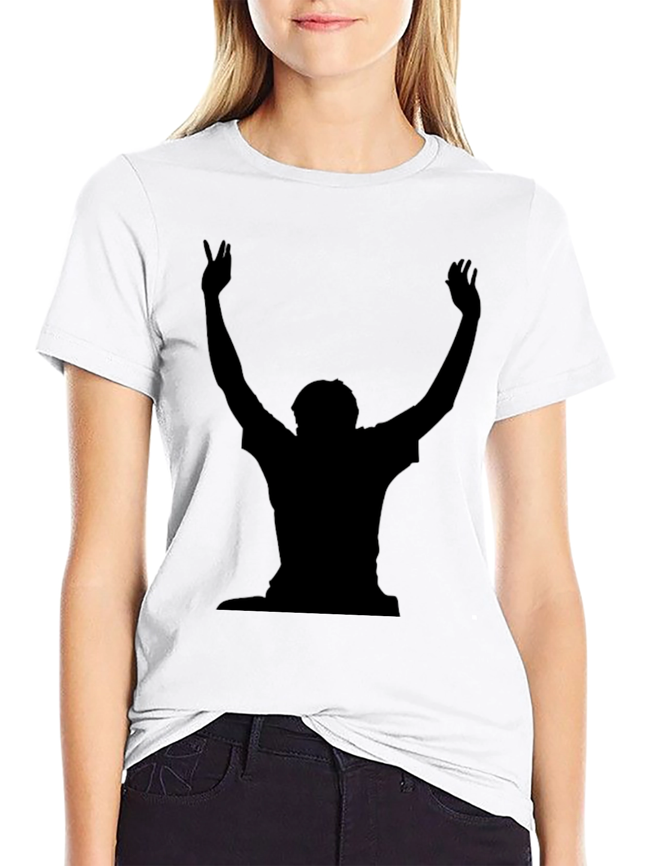 Silhouette Victory Pose T-Shirt