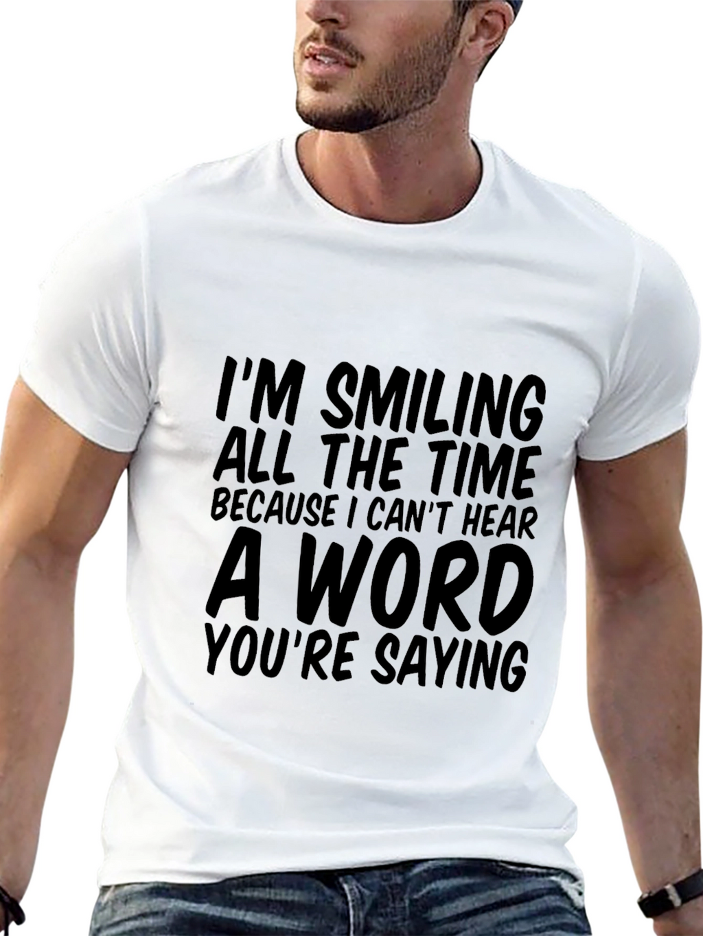 Smiling All The Time Graphic T-Shirt