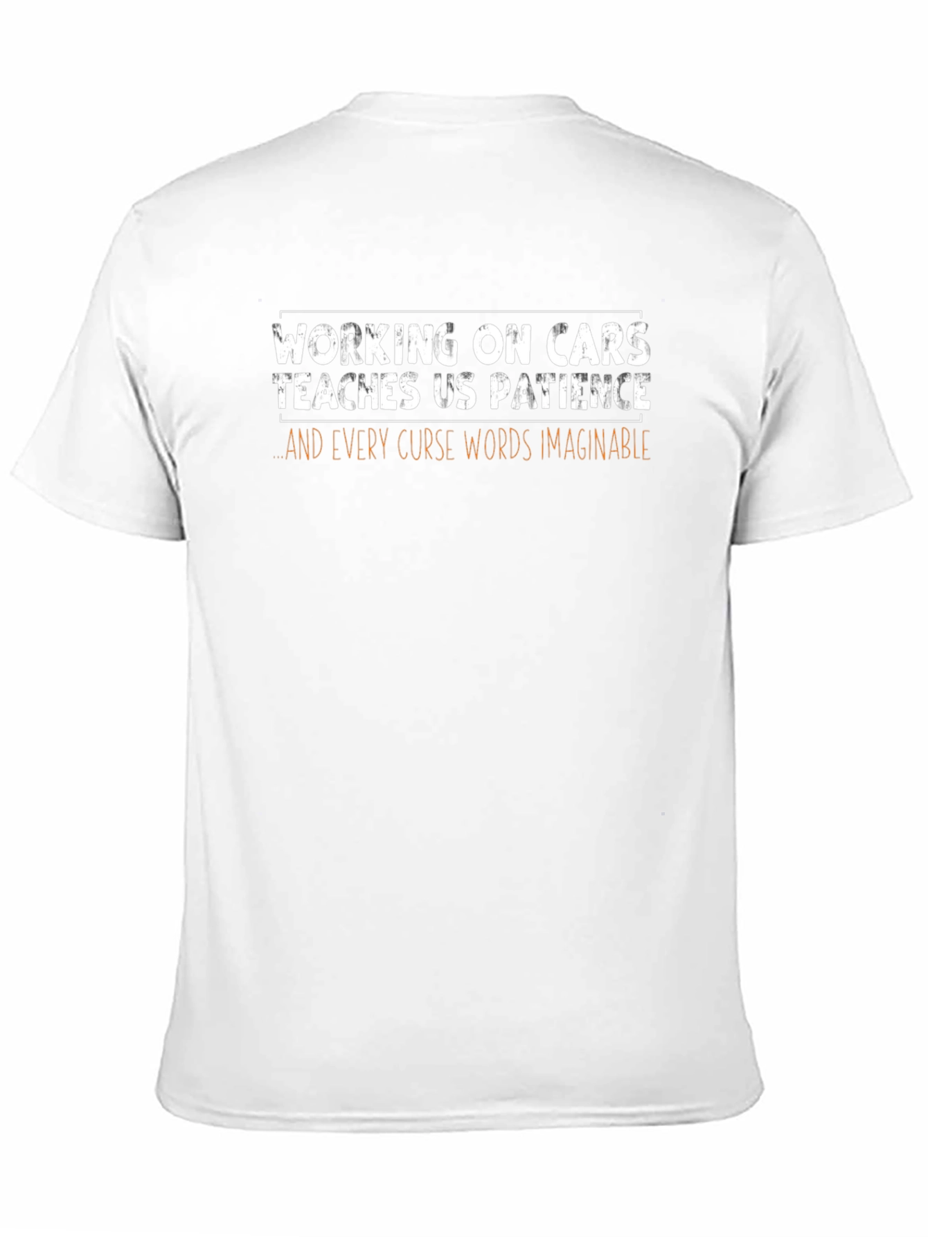 Working on Cars Patience Funny Graphic Tee
