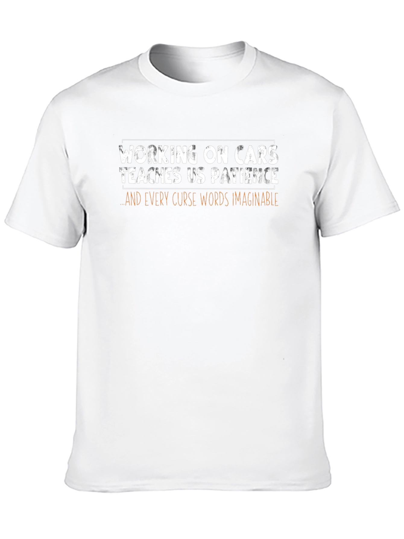 Working on Cars Patience Funny Graphic Tee