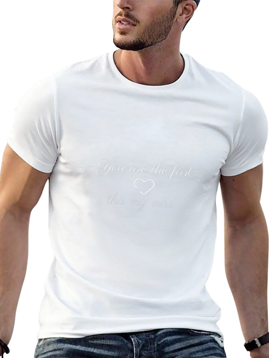 Romantic You Are the First Black T-Shirt