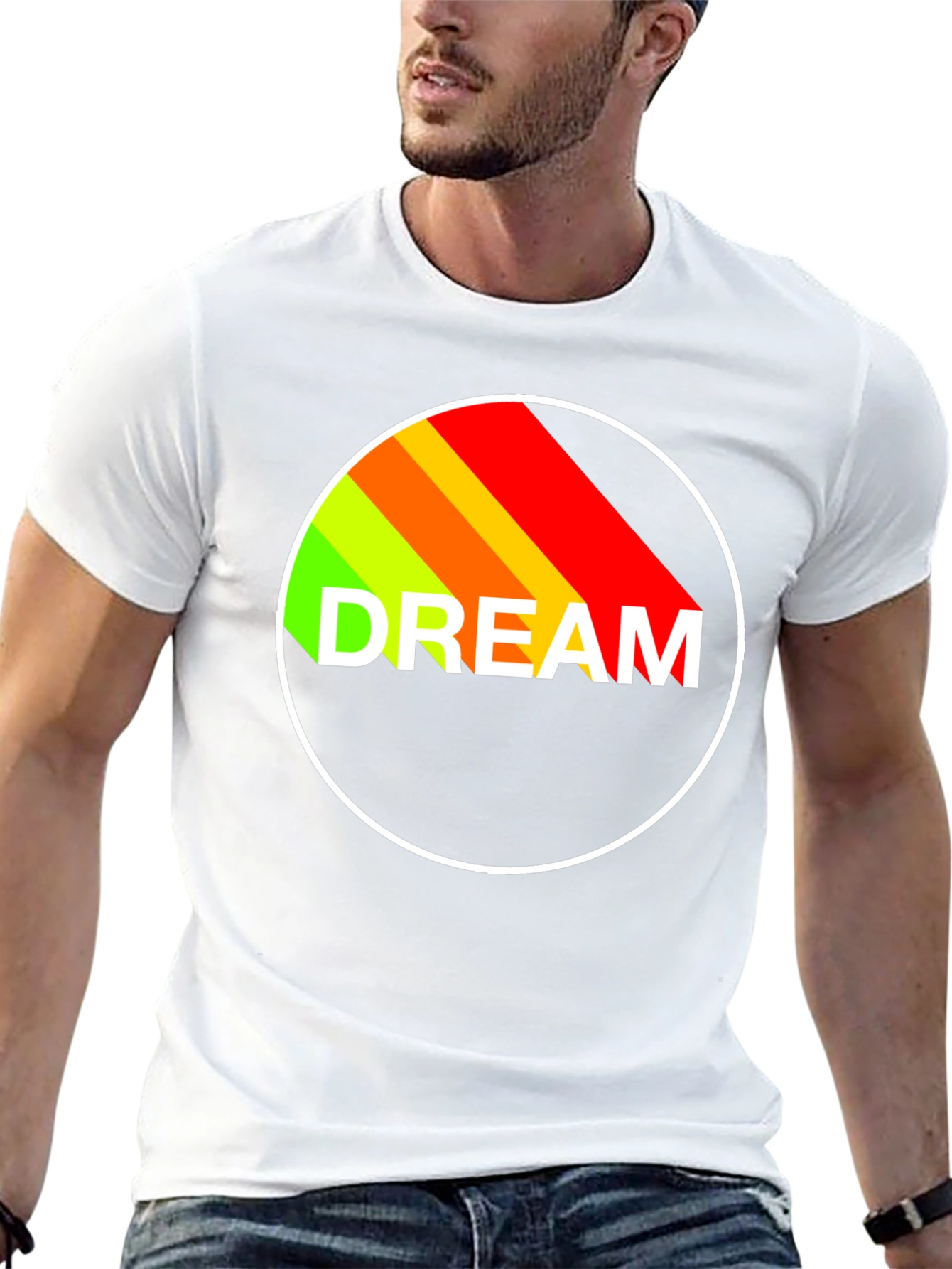 Dream Circle Graphic Tee - Retro Inspired