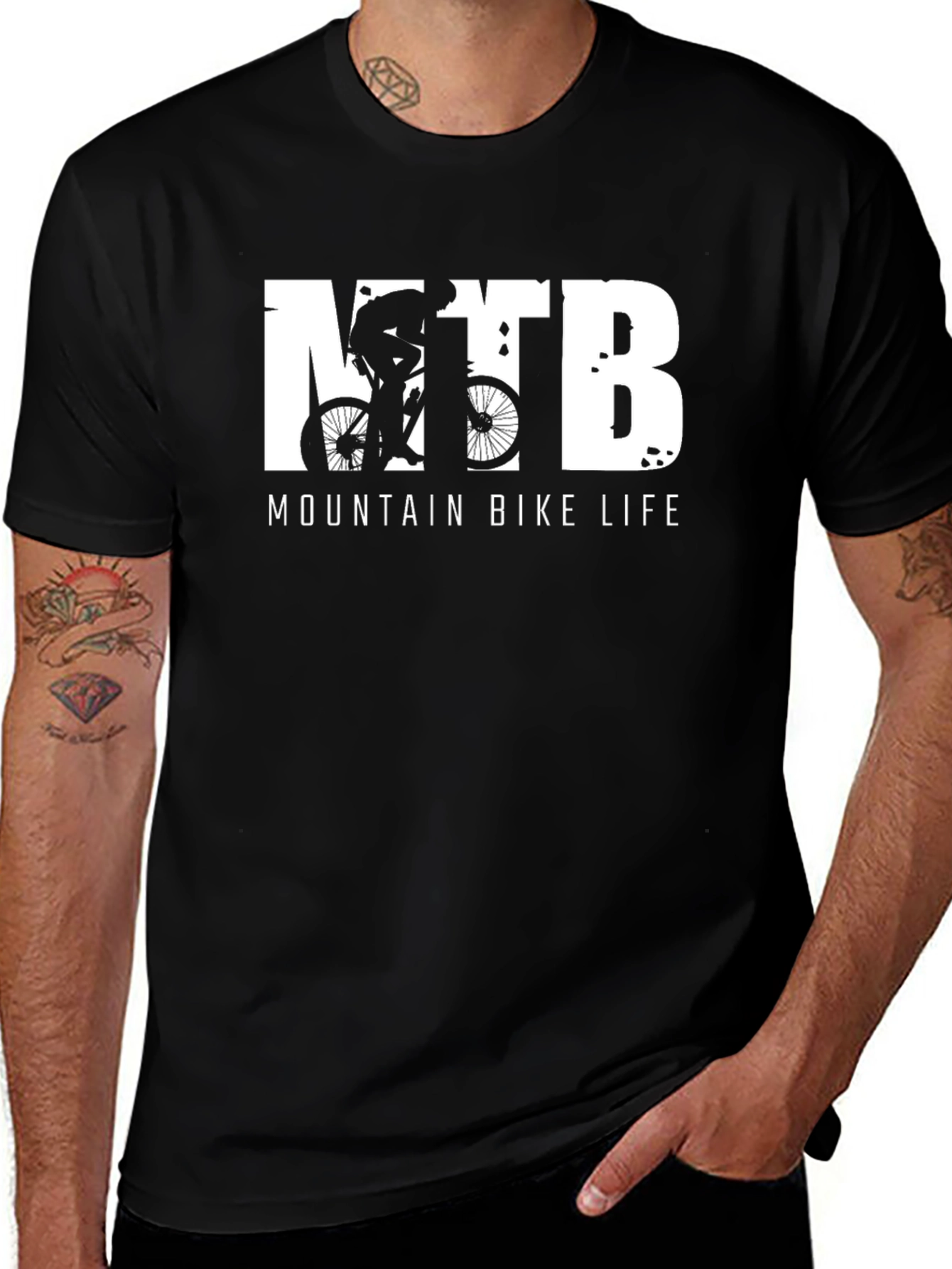 MTB Mountain Bike Life Graphic Tee