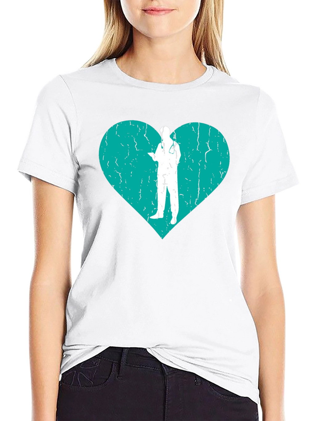 Heart Doctor Graphic T-Shirt Black
