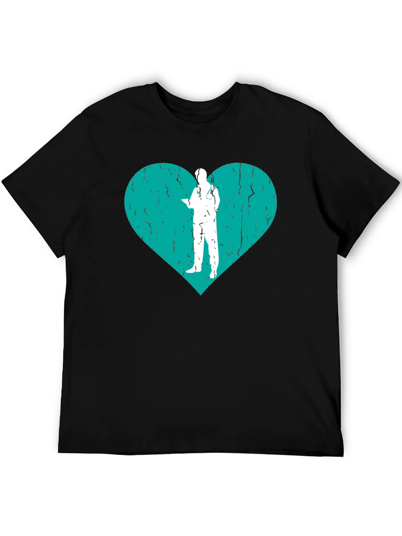 Heart Doctor Graphic T-Shirt Black