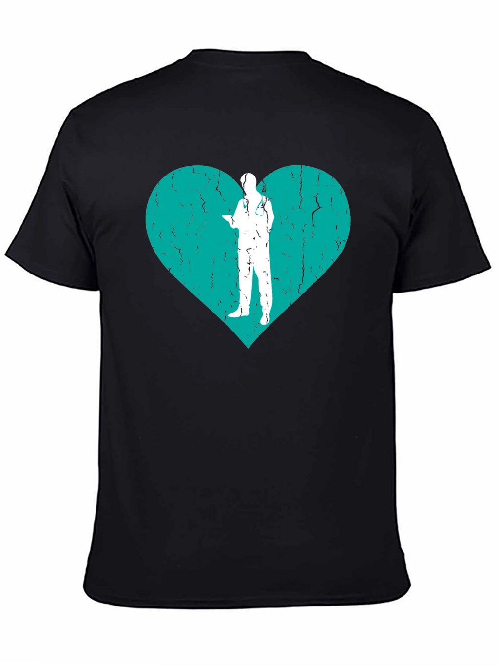 Heart Doctor Graphic T-Shirt Black
