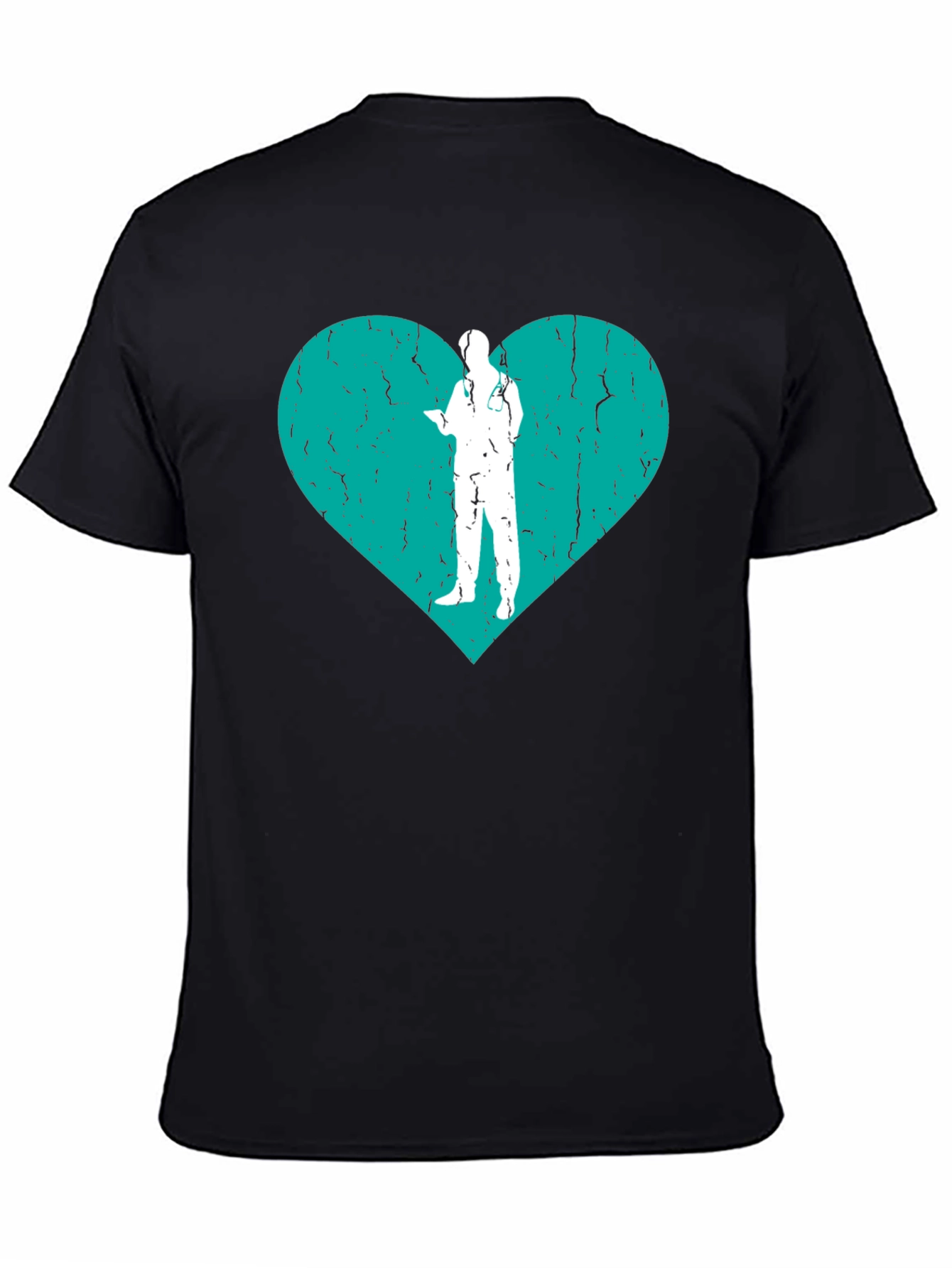 Heart Doctor Graphic T-Shirt Black