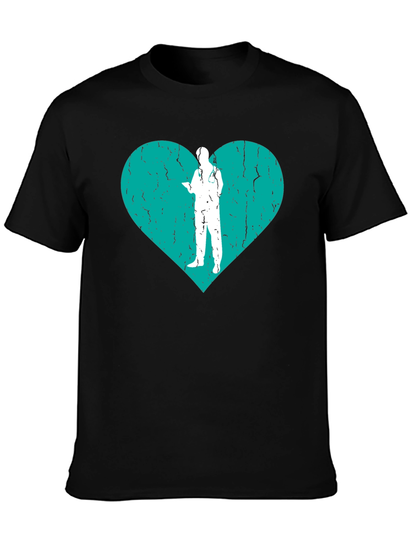 Heart Doctor Graphic T-Shirt Black
