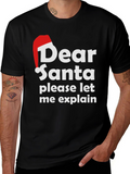 Dear Santa Funny Christmas T-Shirt