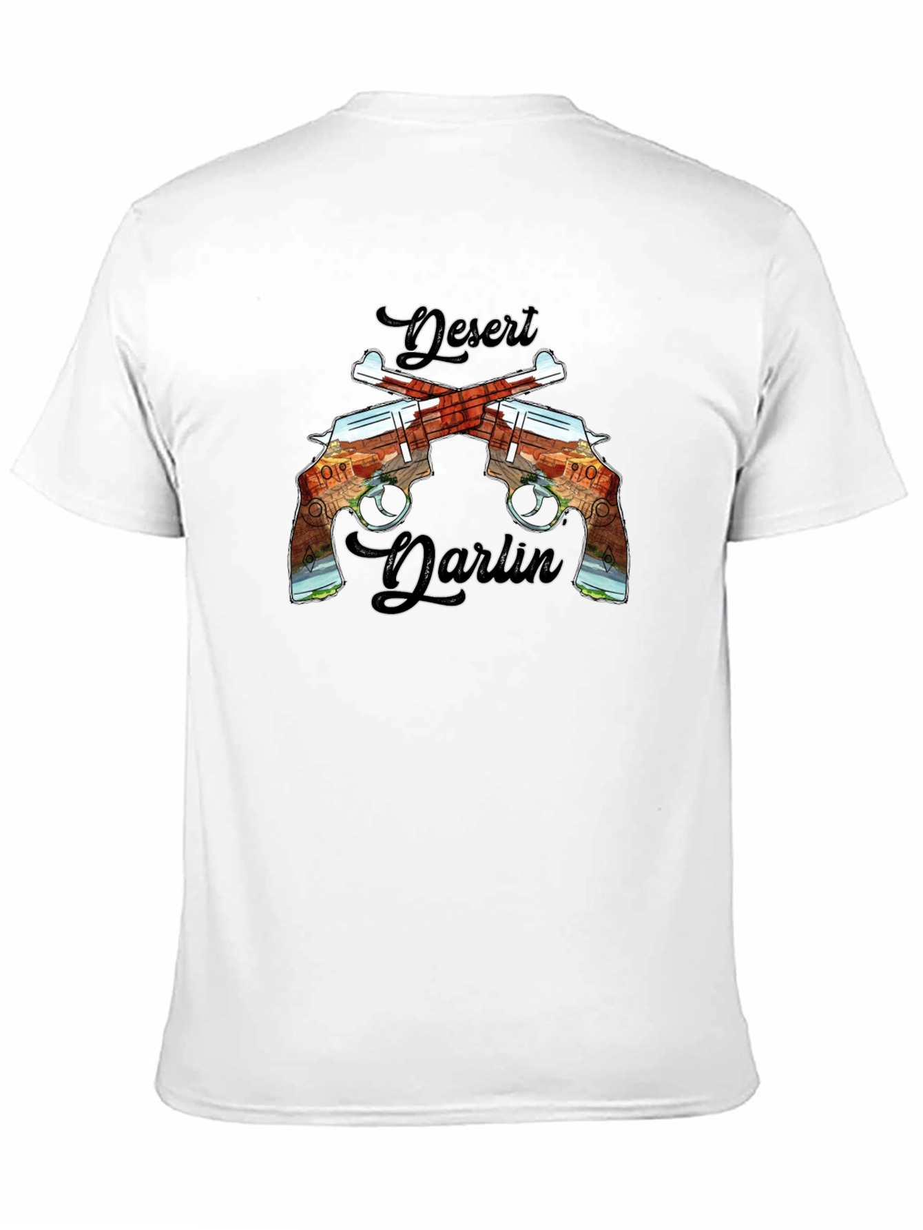 Desert Darlin Black Graphic Tee