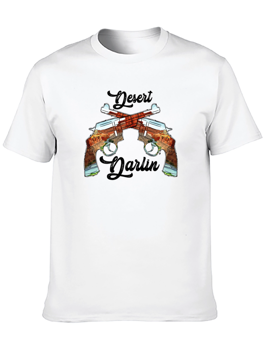 Desert Darlin Black Graphic Tee