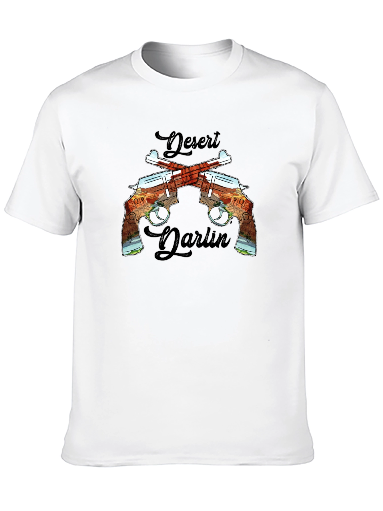 Desert Darlin Black Graphic Tee