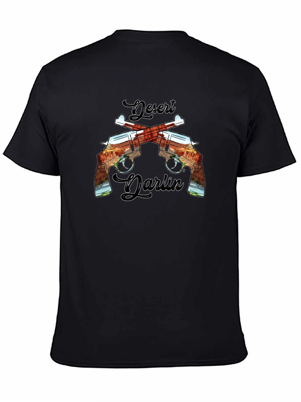 Desert Darlin Black Graphic Tee