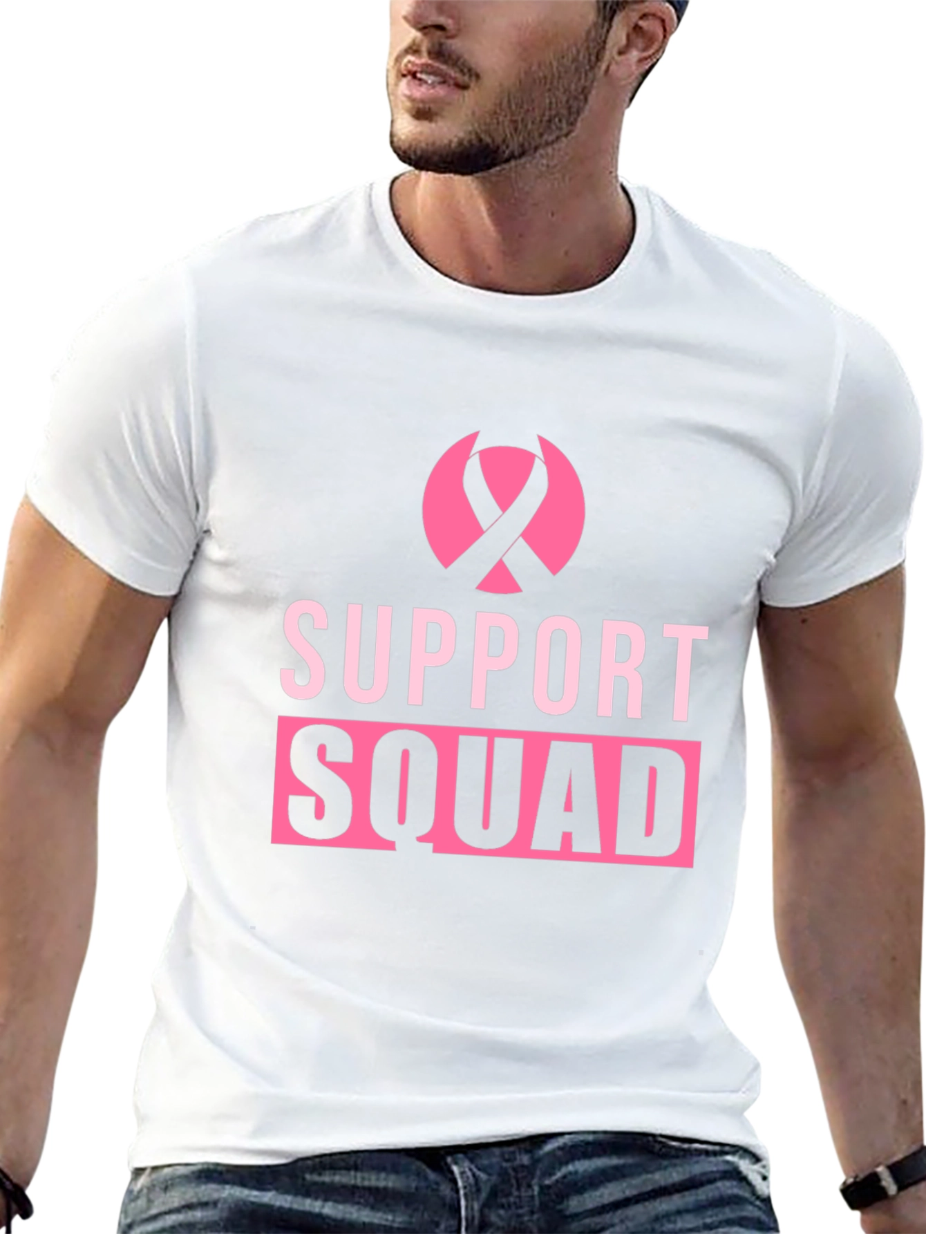 Support Squad Breast Cancer Awareness T-Shirt