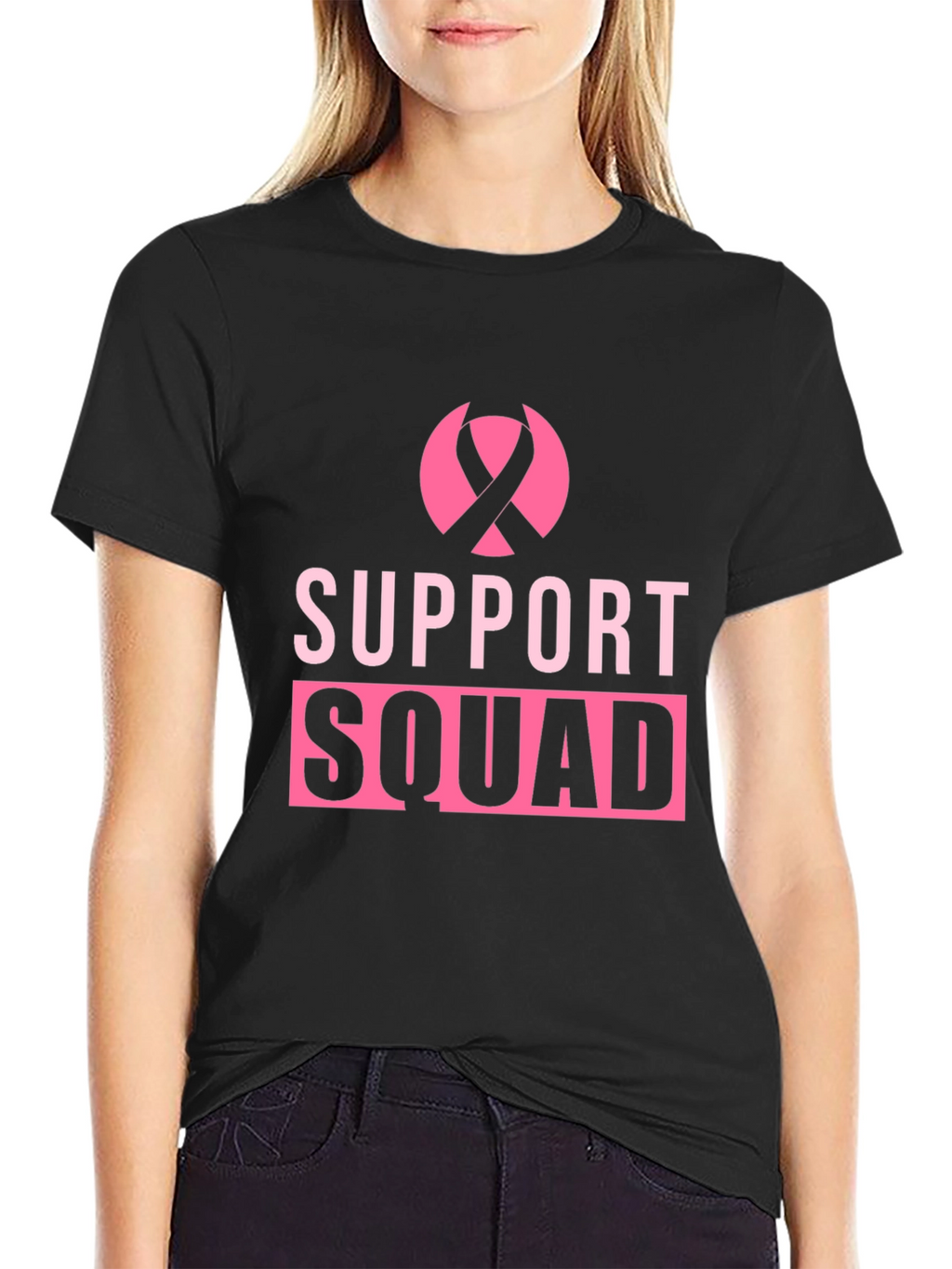 Support Squad Breast Cancer Awareness T-Shirt