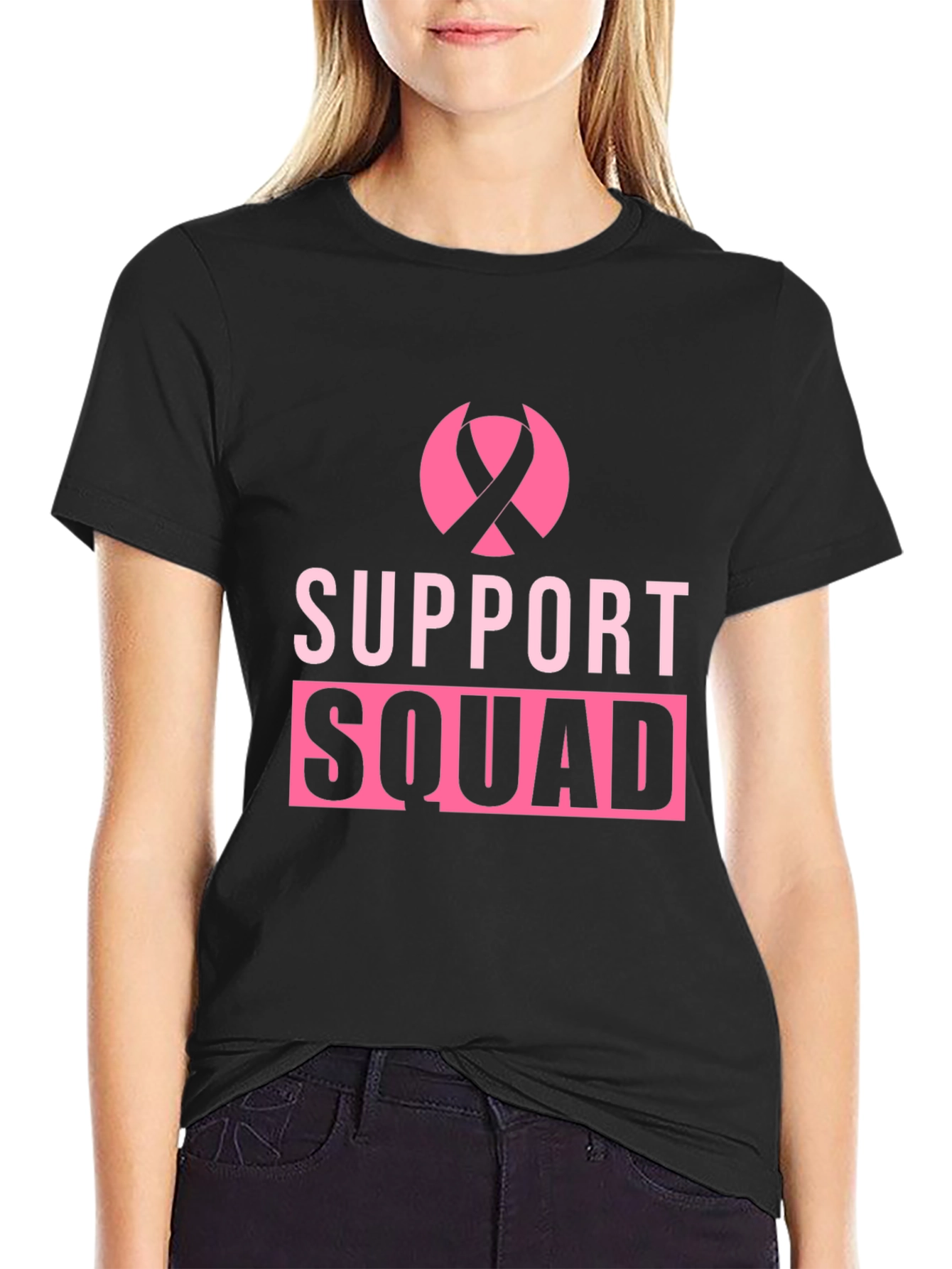 Support Squad Breast Cancer Awareness T-Shirt