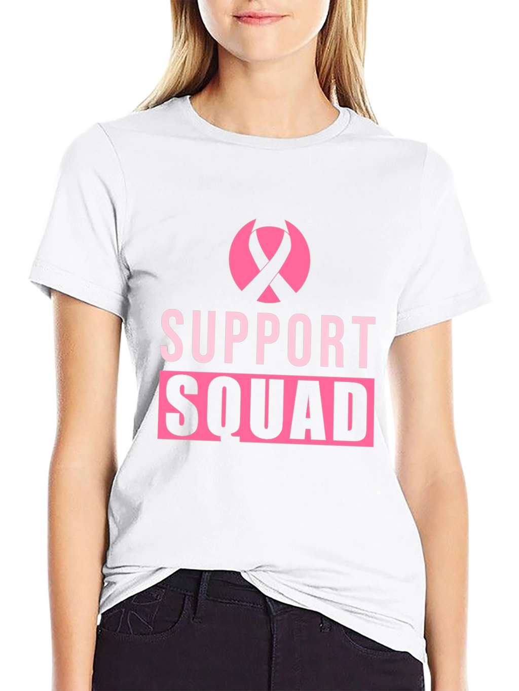 Support Squad Breast Cancer Awareness T-Shirt