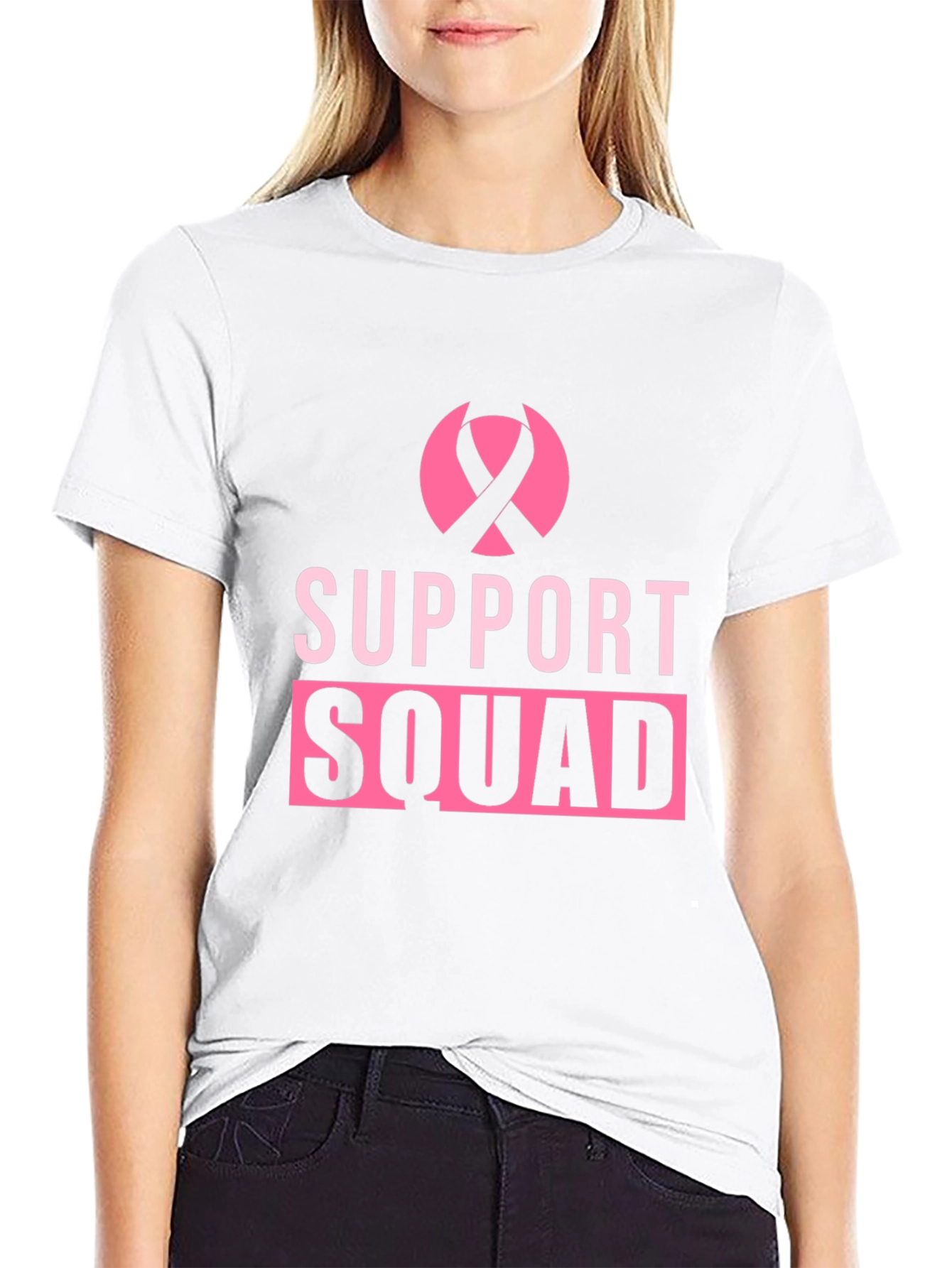 Support Squad Breast Cancer Awareness T-Shirt