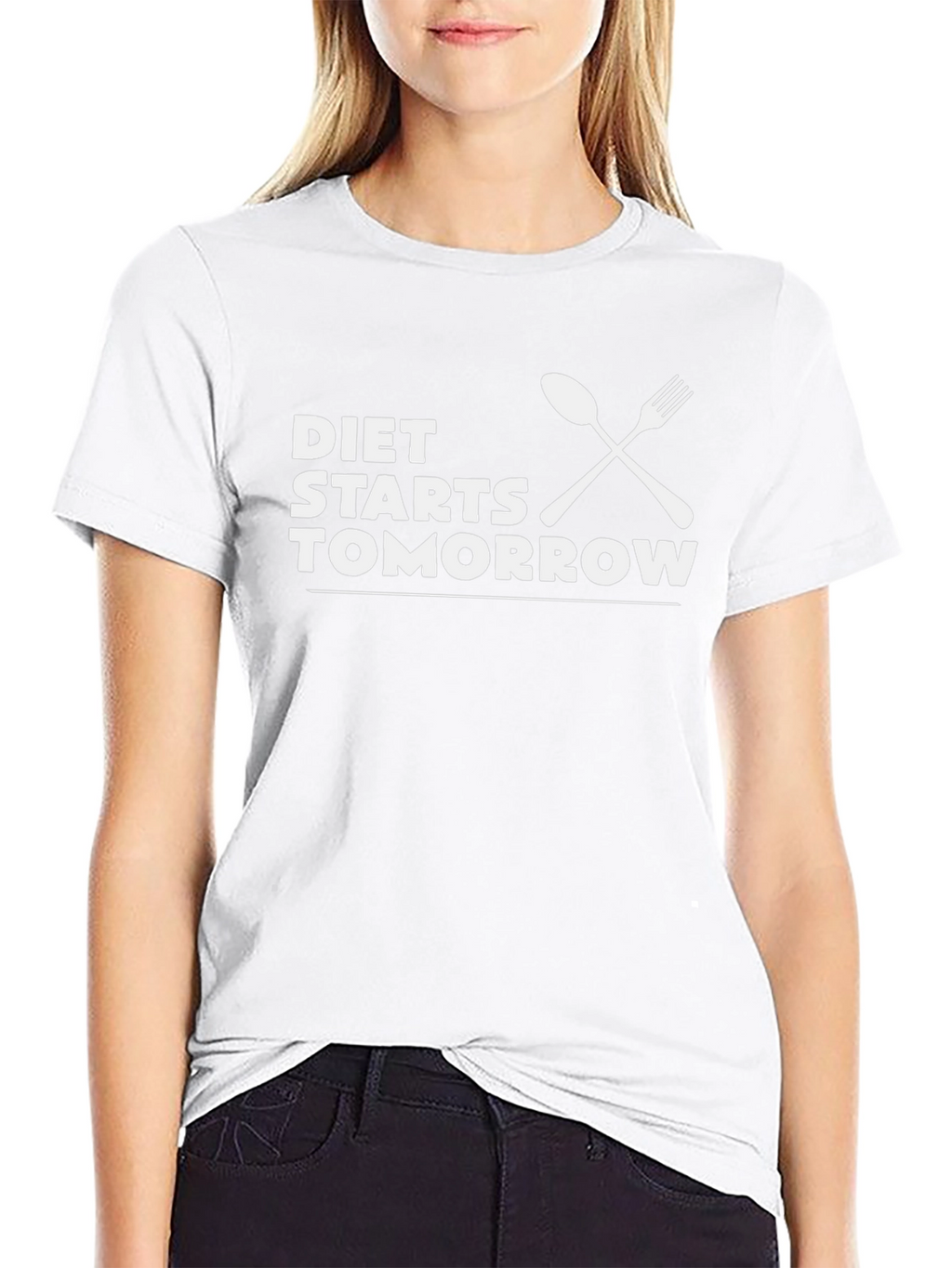 Diet Starts Tomorrow T-Shirt Funny Foodie Tee