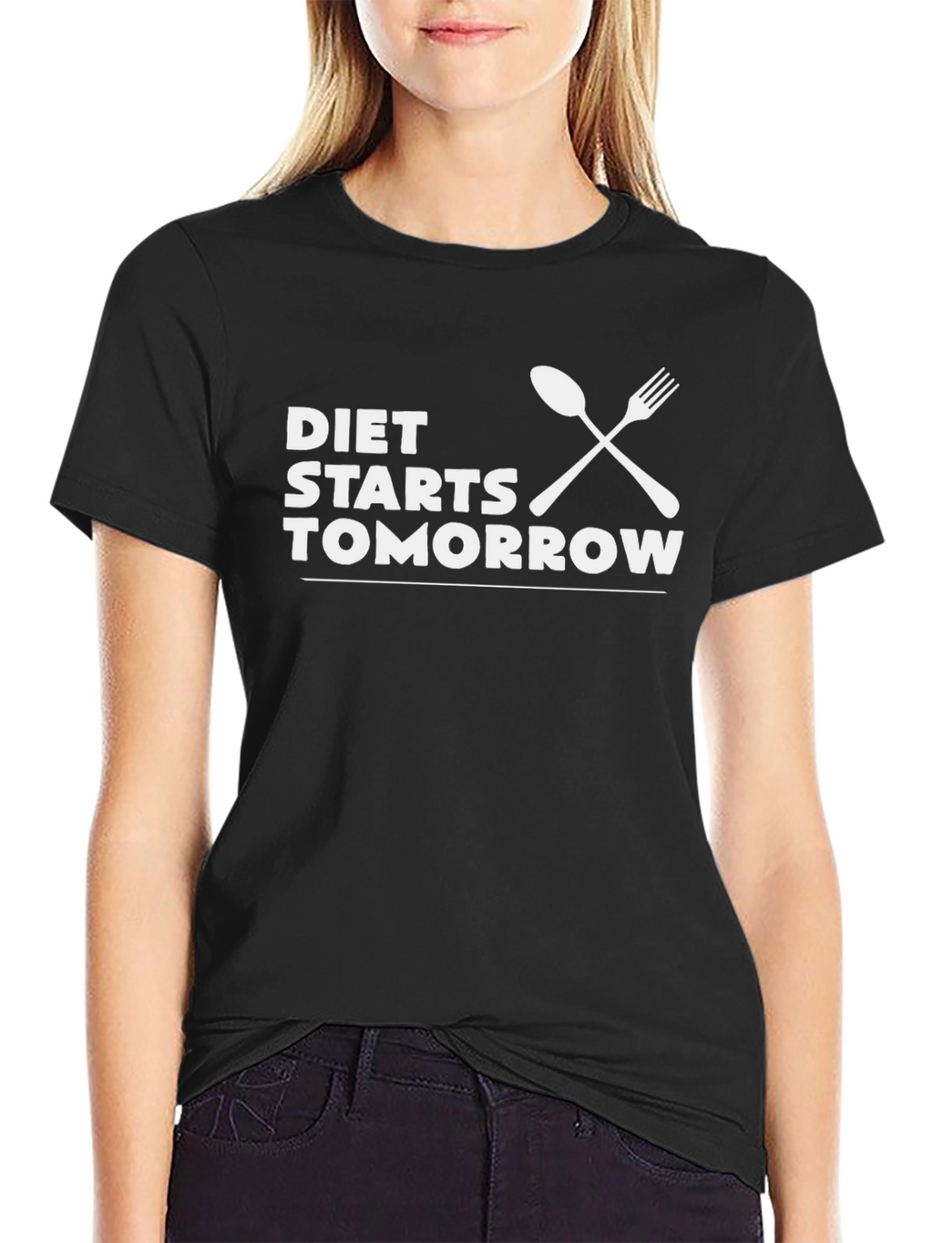 Diet Starts Tomorrow T-Shirt Funny Foodie Tee