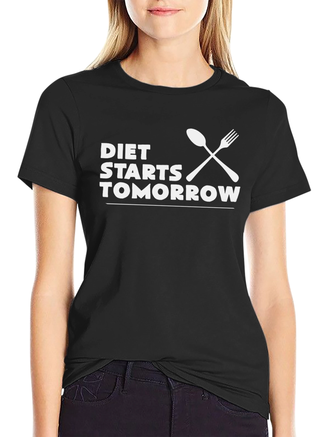 Diet Starts Tomorrow T-Shirt Funny Foodie Tee