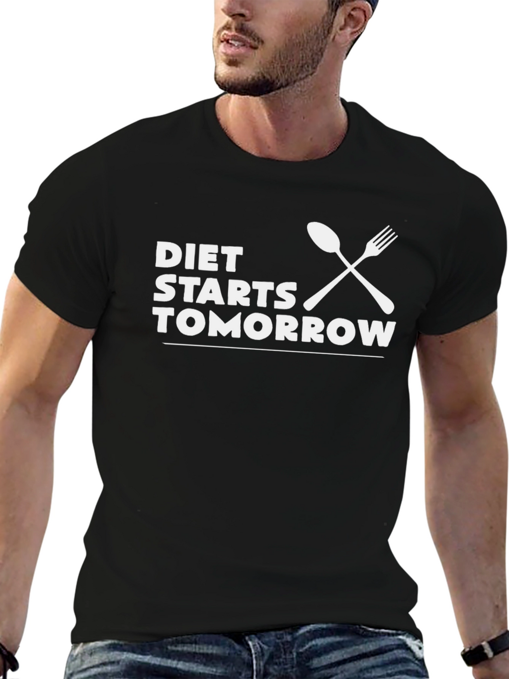 Diet Starts Tomorrow T-Shirt Funny Foodie Tee