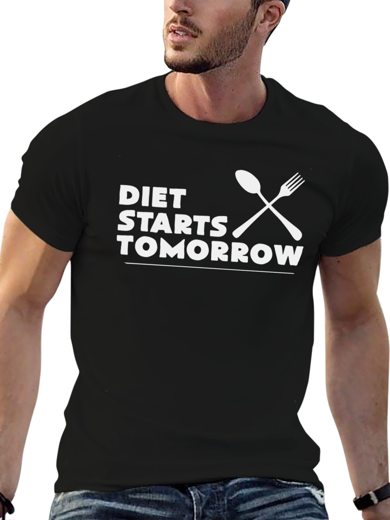 Diet Starts Tomorrow T-Shirt Funny Foodie Tee