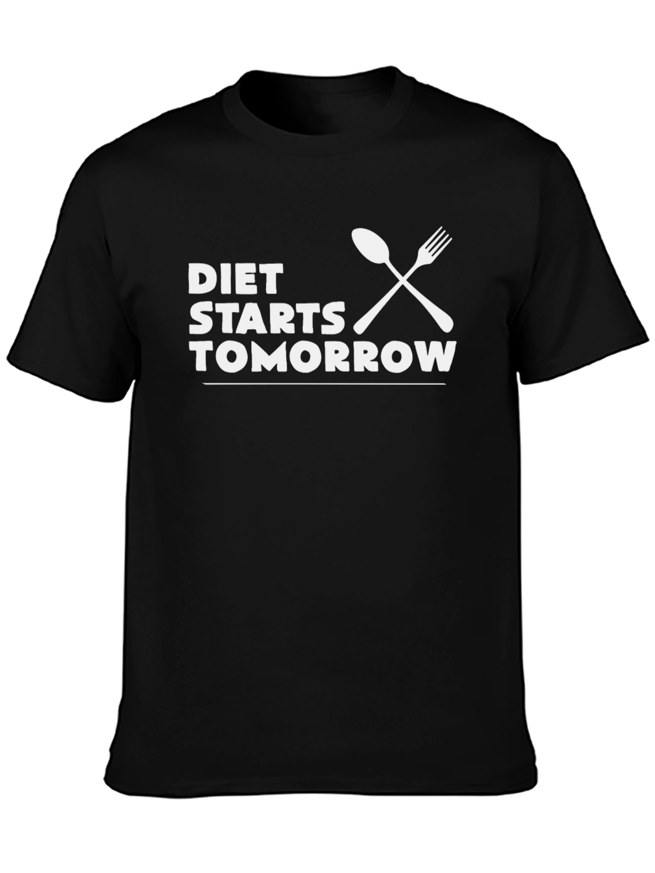 Diet Starts Tomorrow T-Shirt Funny Foodie Tee