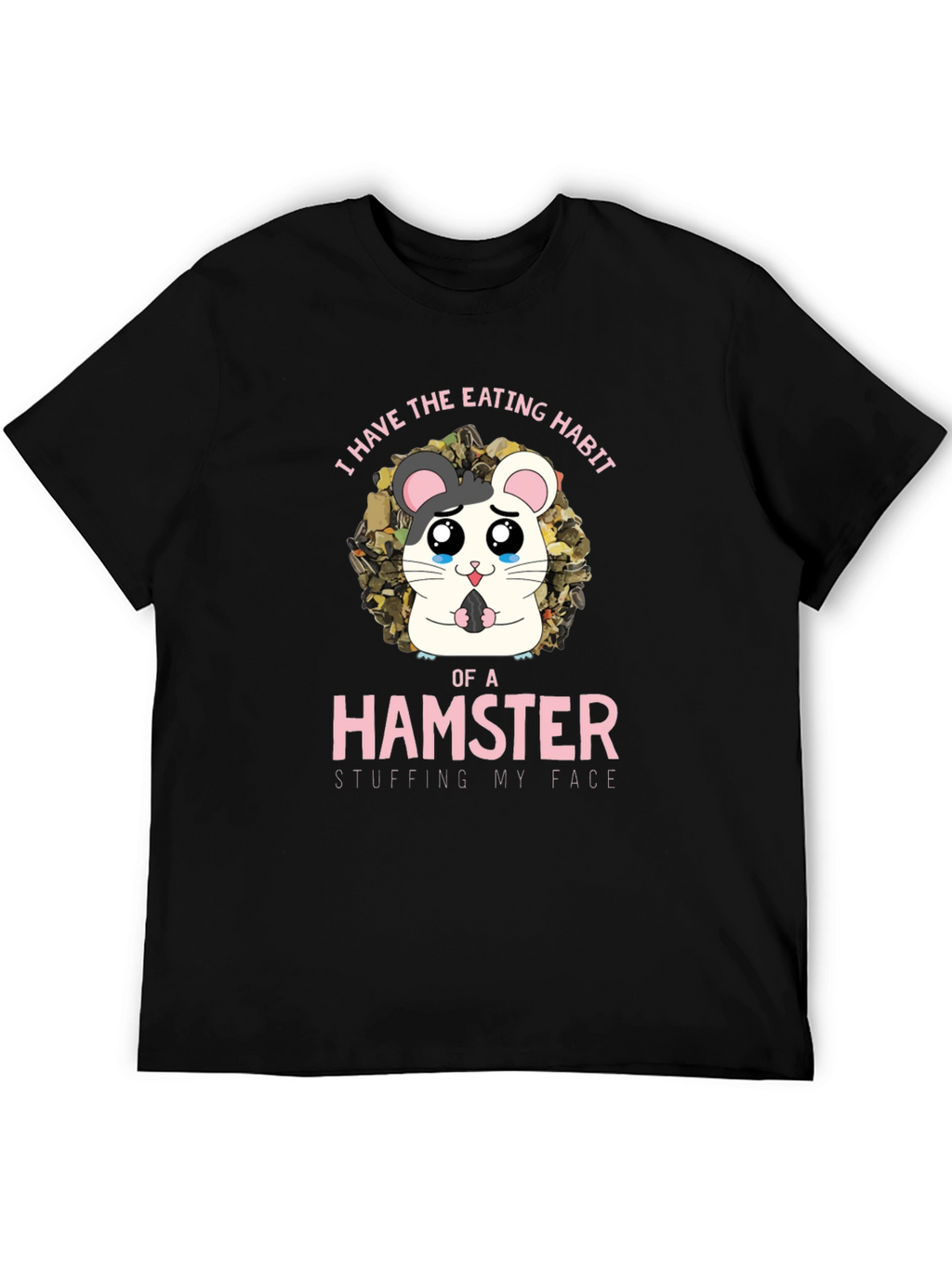 Hamster Eating Habit Graphic T-Shirt