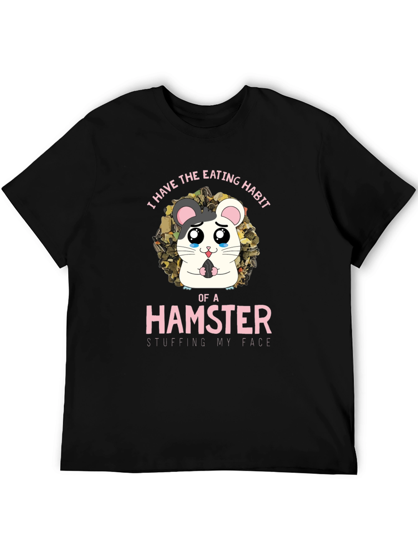 Hamster Eating Habit Graphic T-Shirt